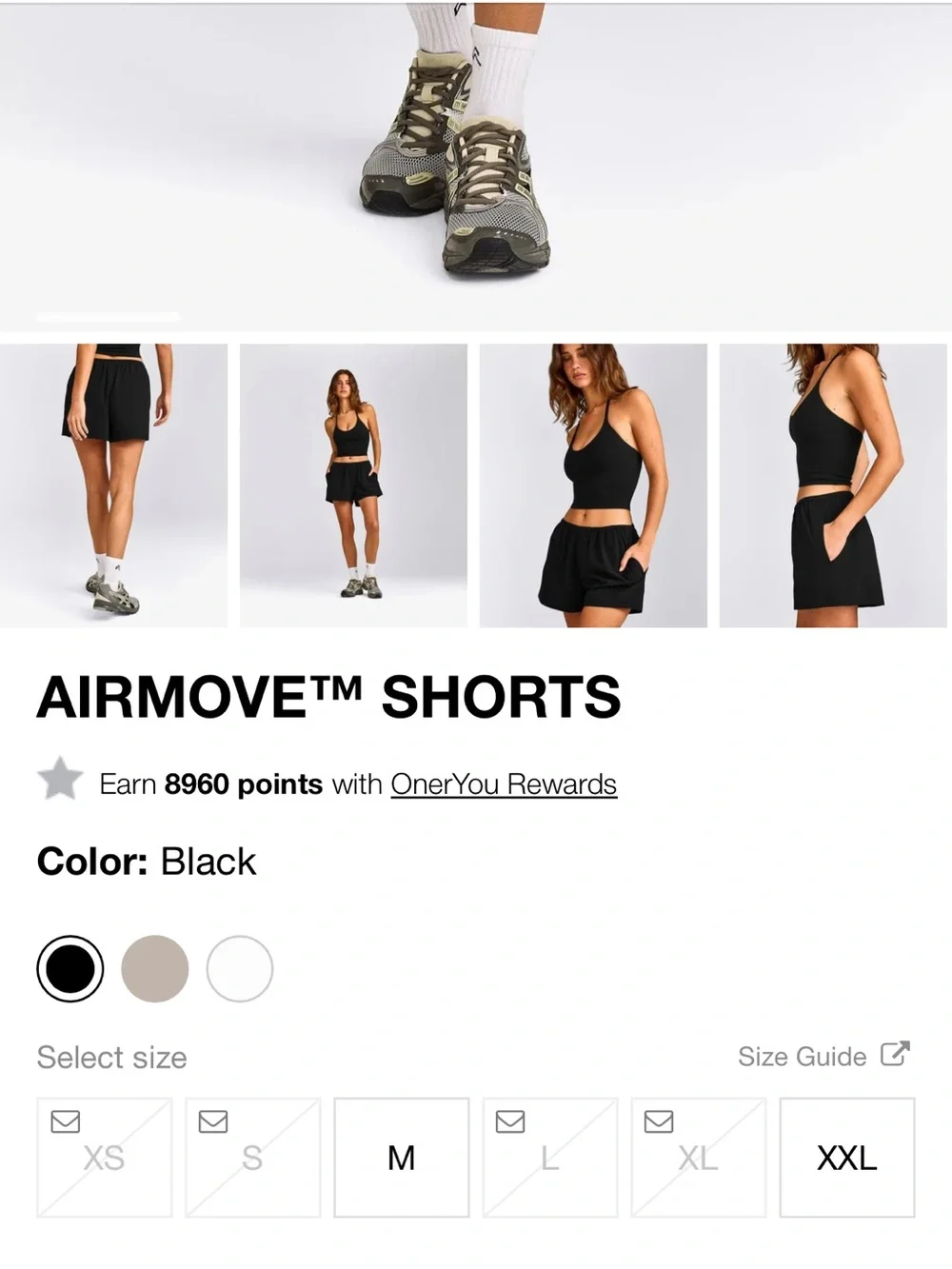 Oner Active Black Airmove Shorts